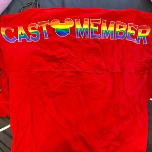 Red Pride Cast Member spirit jersey size M.